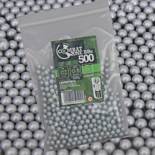 Combat Zone Alu BBs round balls for airsoft weapons